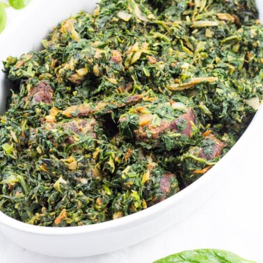 AFRICAN STEWED SPINACH | Precious Core