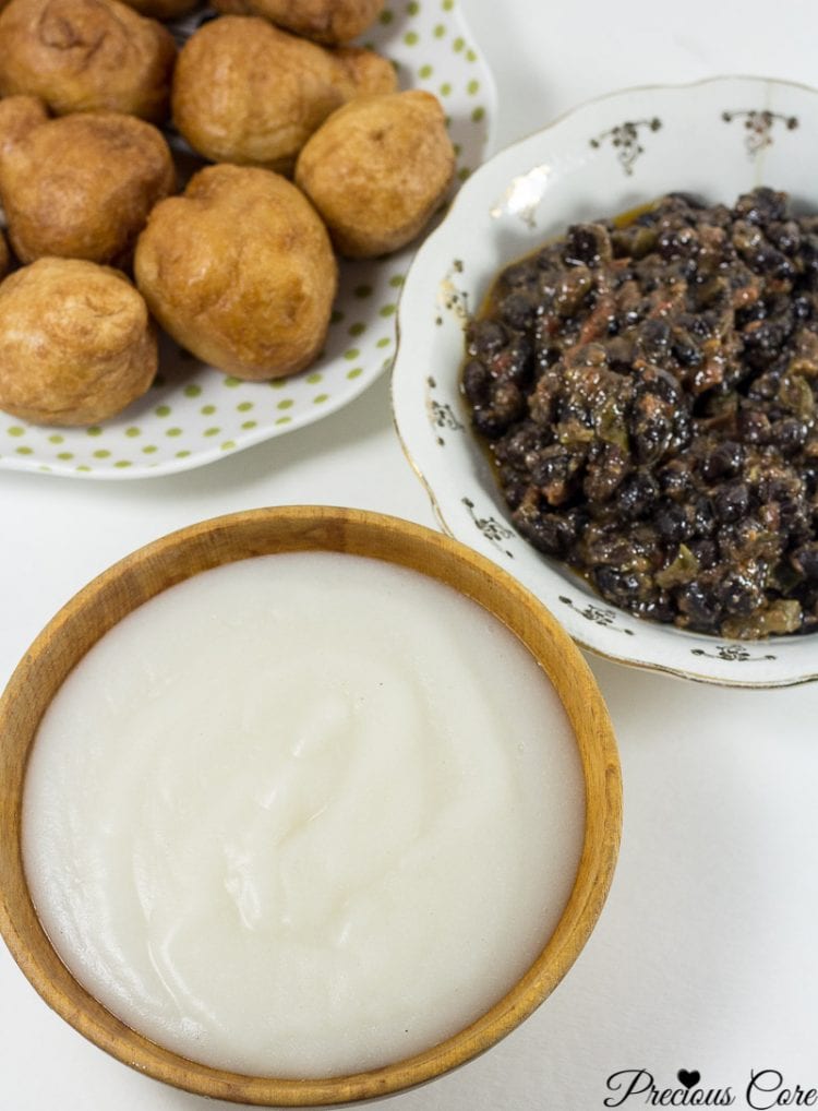 puff puff, beans and pap cameroon | Precious Core