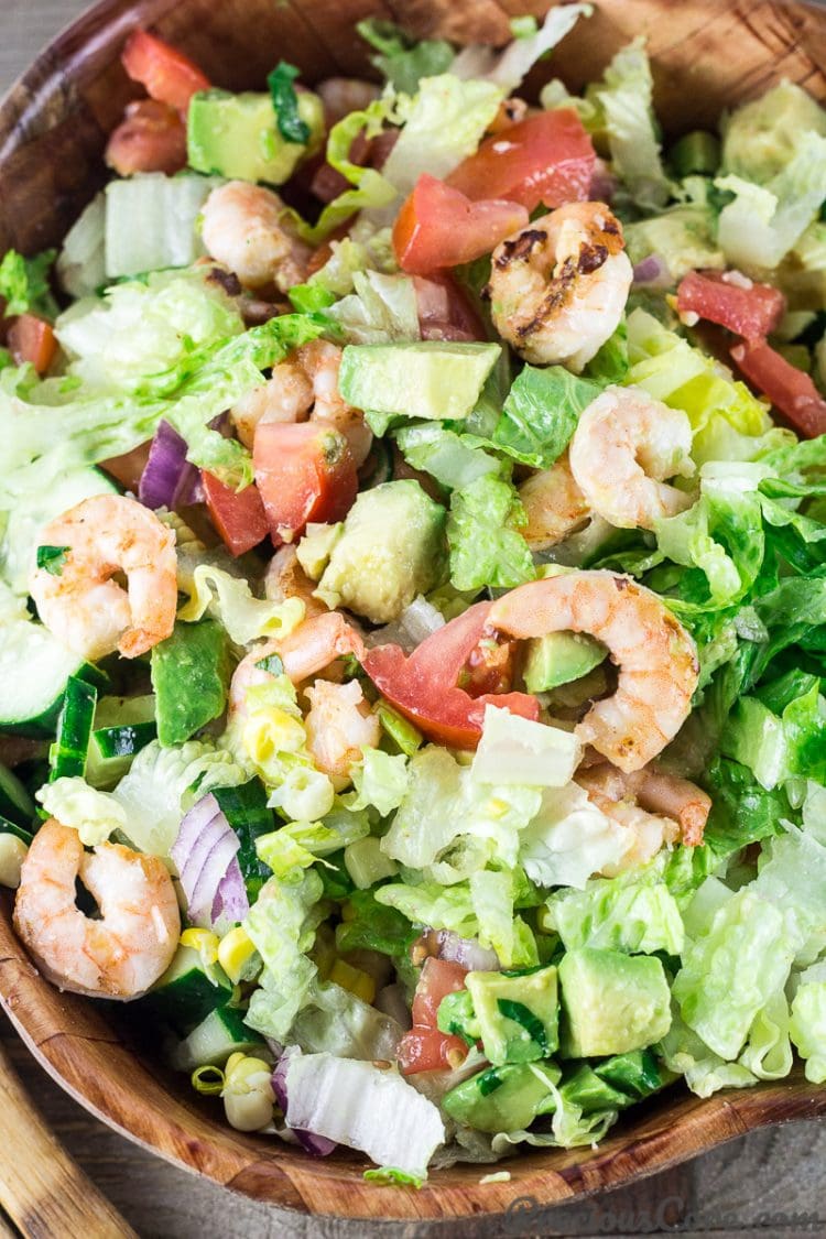 SHRIMP AVOCADO TOMATO SALAD | Precious Core