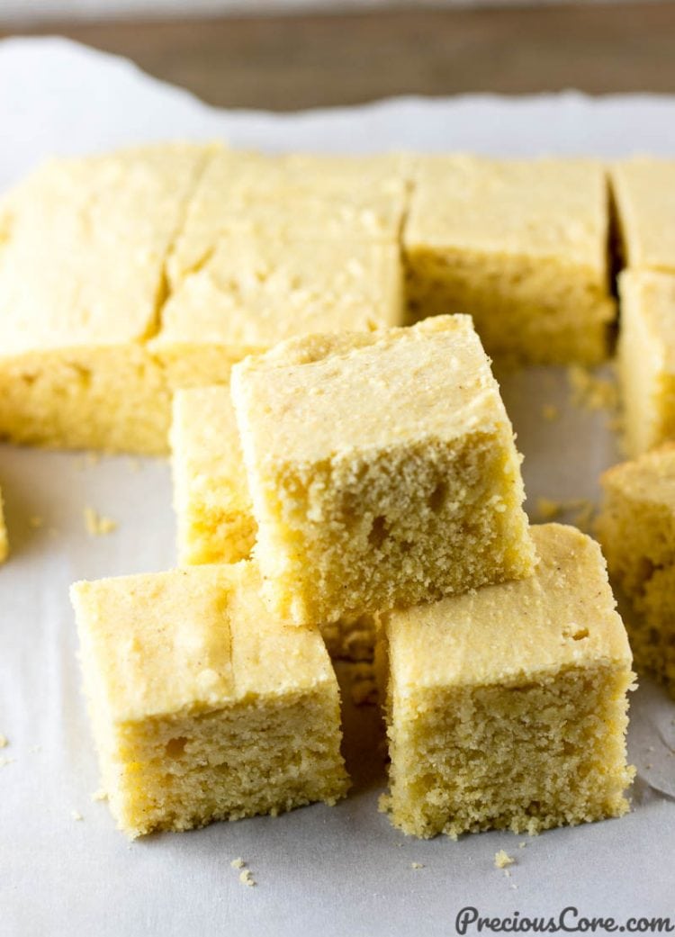 EASY CORNBREAD RECIPE | Precious Core