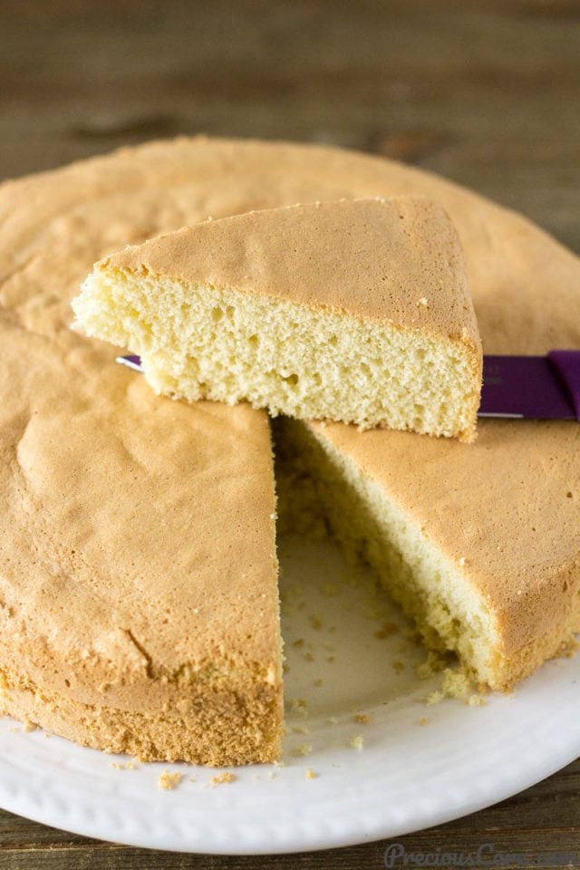 VANILLA SPONGE CAKE | Precious Core