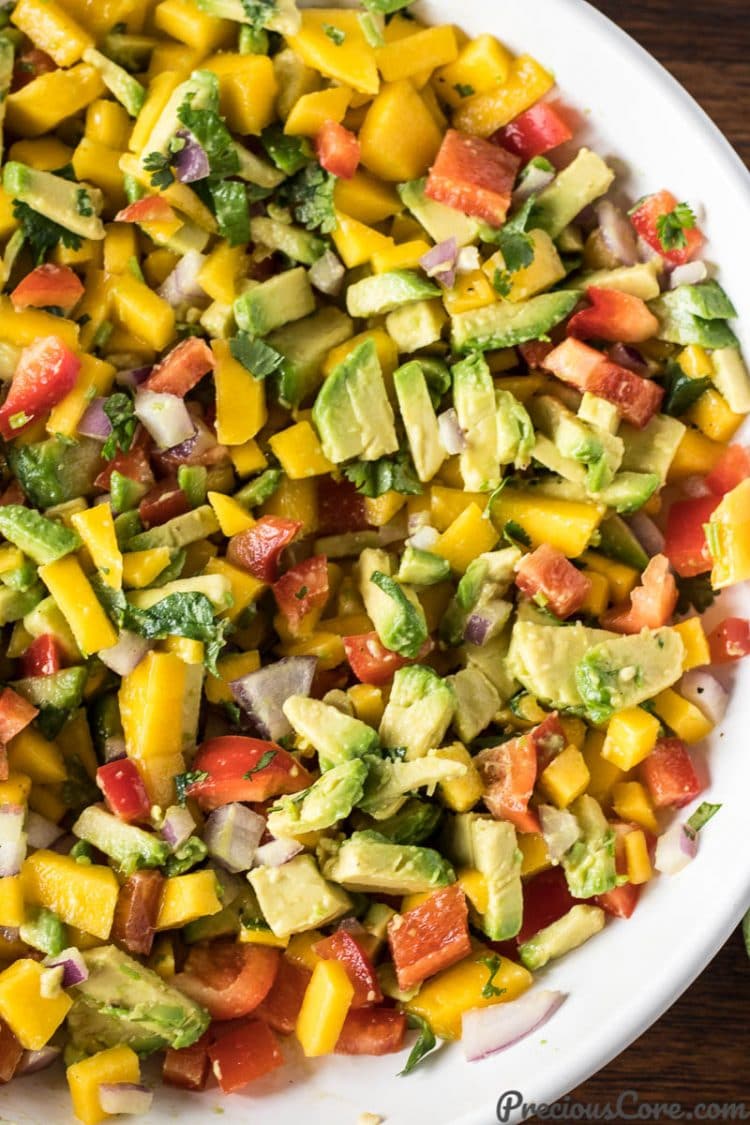 Mango Avocado Salsa | Precious Core