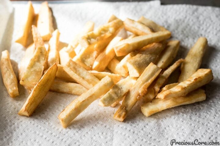 Crispy Yuca Fries (Cassava Fries) | Precious Core