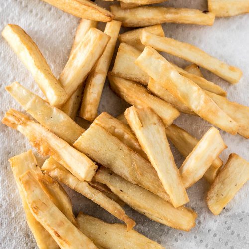 Crispy Yuca Fries (Cassava Fries) | Precious Core