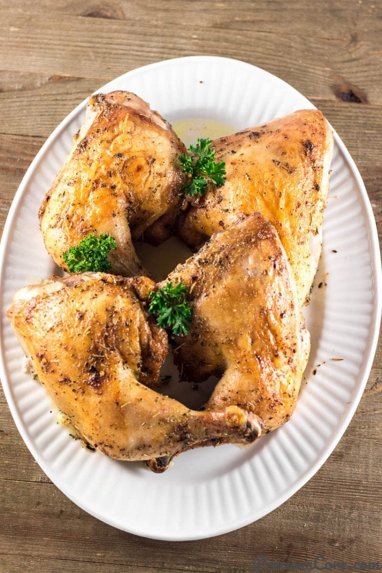 Baked Chicken Leg Quarters | Precious Core