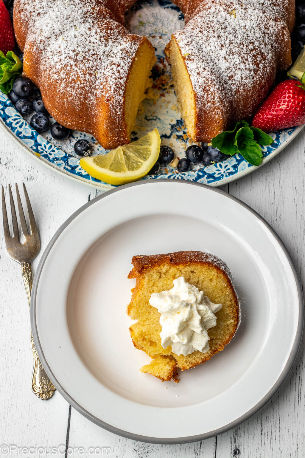 Southern Lemon Pound Cake Recipe | Precious Core