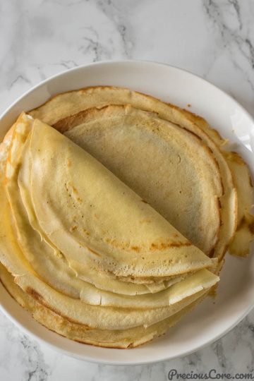 Easy Crepe Recipe - How To Make Crepes (+ VIDEO!)