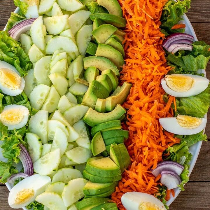 LETTUCE SALAD / With Easy Lemon Dressing/ Perfect Salad for Family!