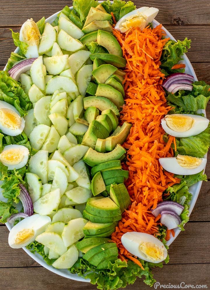 LETTUCE SALAD / With Easy Lemon Dressing/ Perfect Salad for Family!