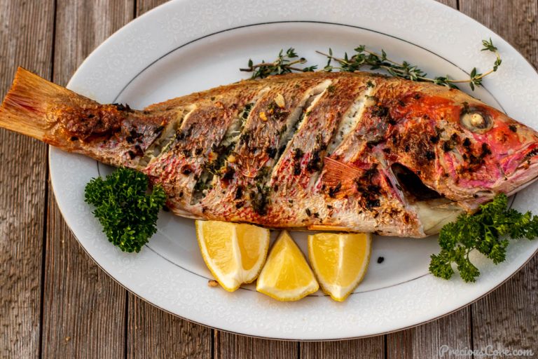 Grilled Whole Red Snapper (Oven Grilled) | Precious Core