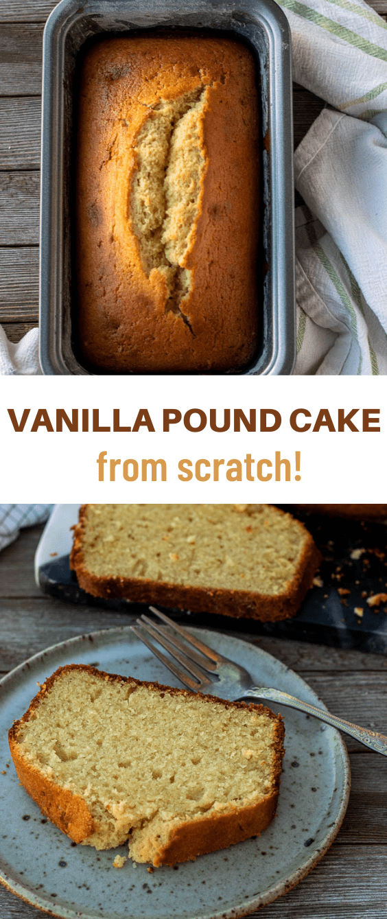 Vanilla Pound Cake 