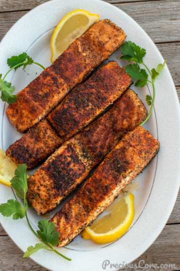 Pan Grilled Salmon | Precious Core