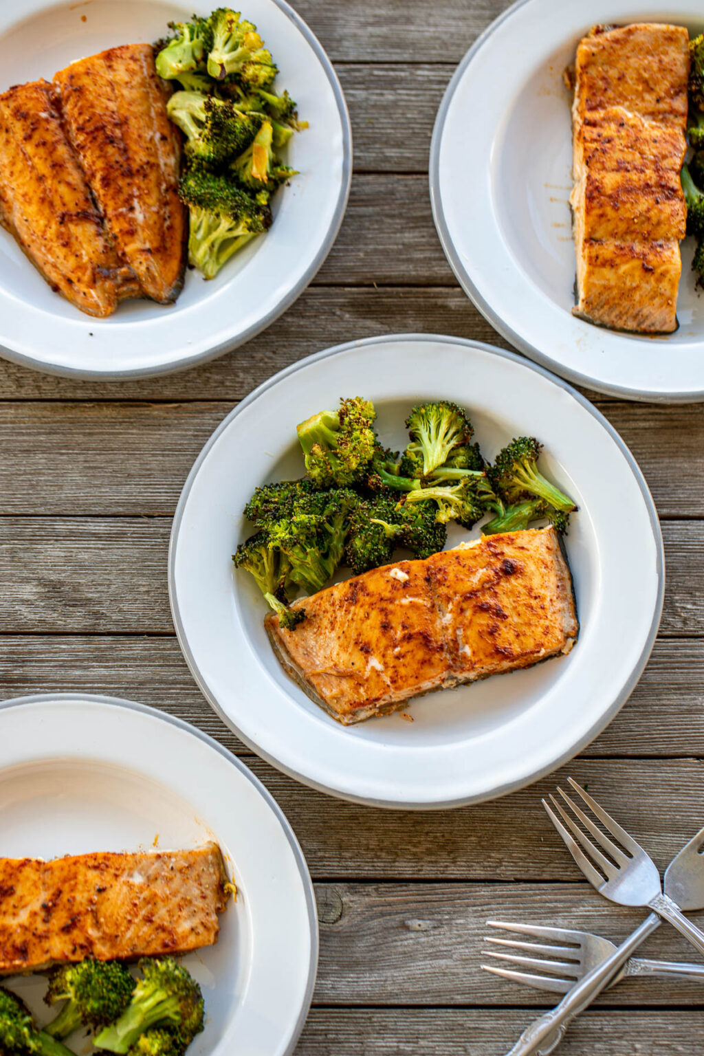 Sheet Pan Salmon and Broccoli Precious Core