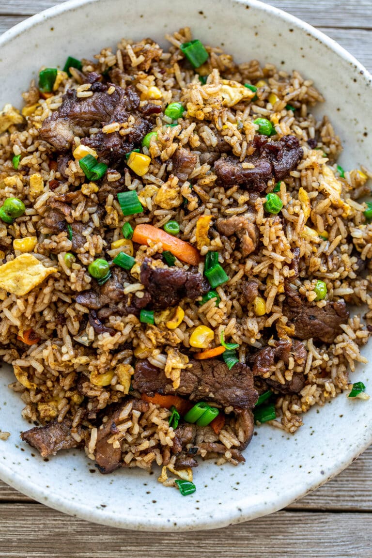 Steak Fried Rice Precious Core Easy Dinner Recipe!