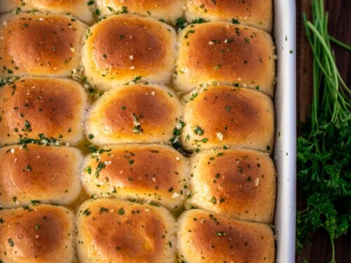 Garlic Butter Dinner Rolls - Vikalinka