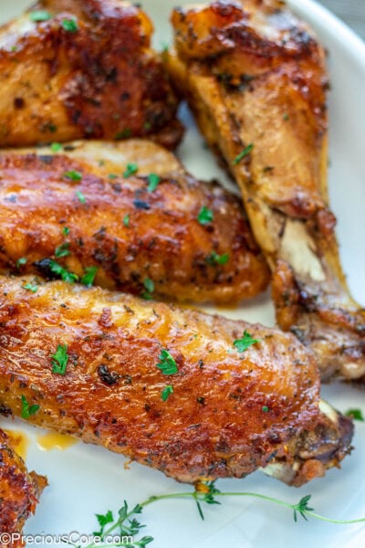 Oven Baked Turkey Wings | Precious Core
