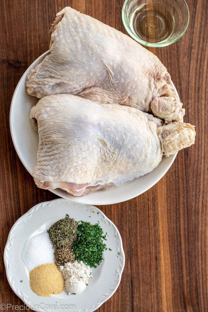 Roasted Turkey Thighs | Precious Core