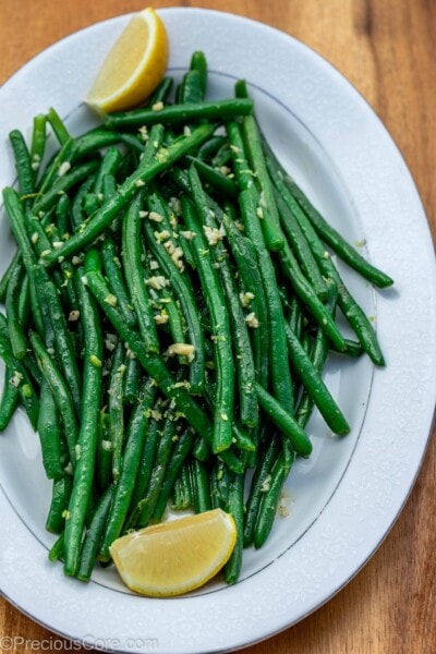 Garlic Butter Green Beans | Precious Core