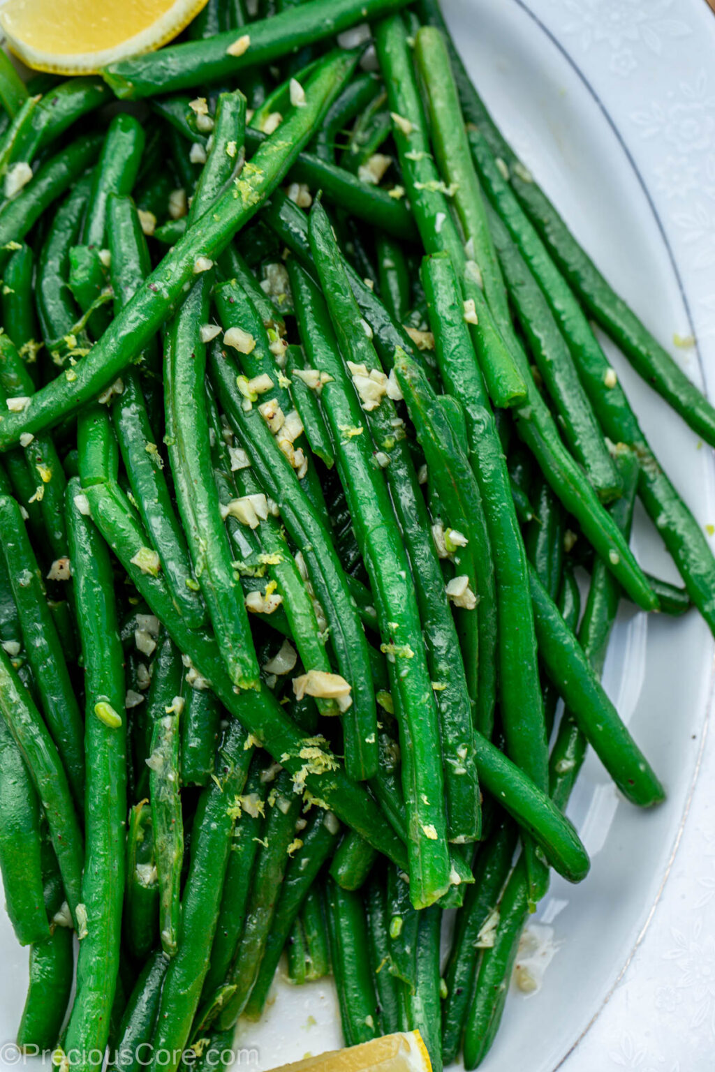 Garlic Butter Green Beans | Precious Core