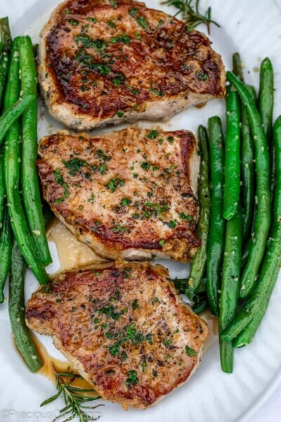 Pan Seared Boneless Pork Chops | Precious Core