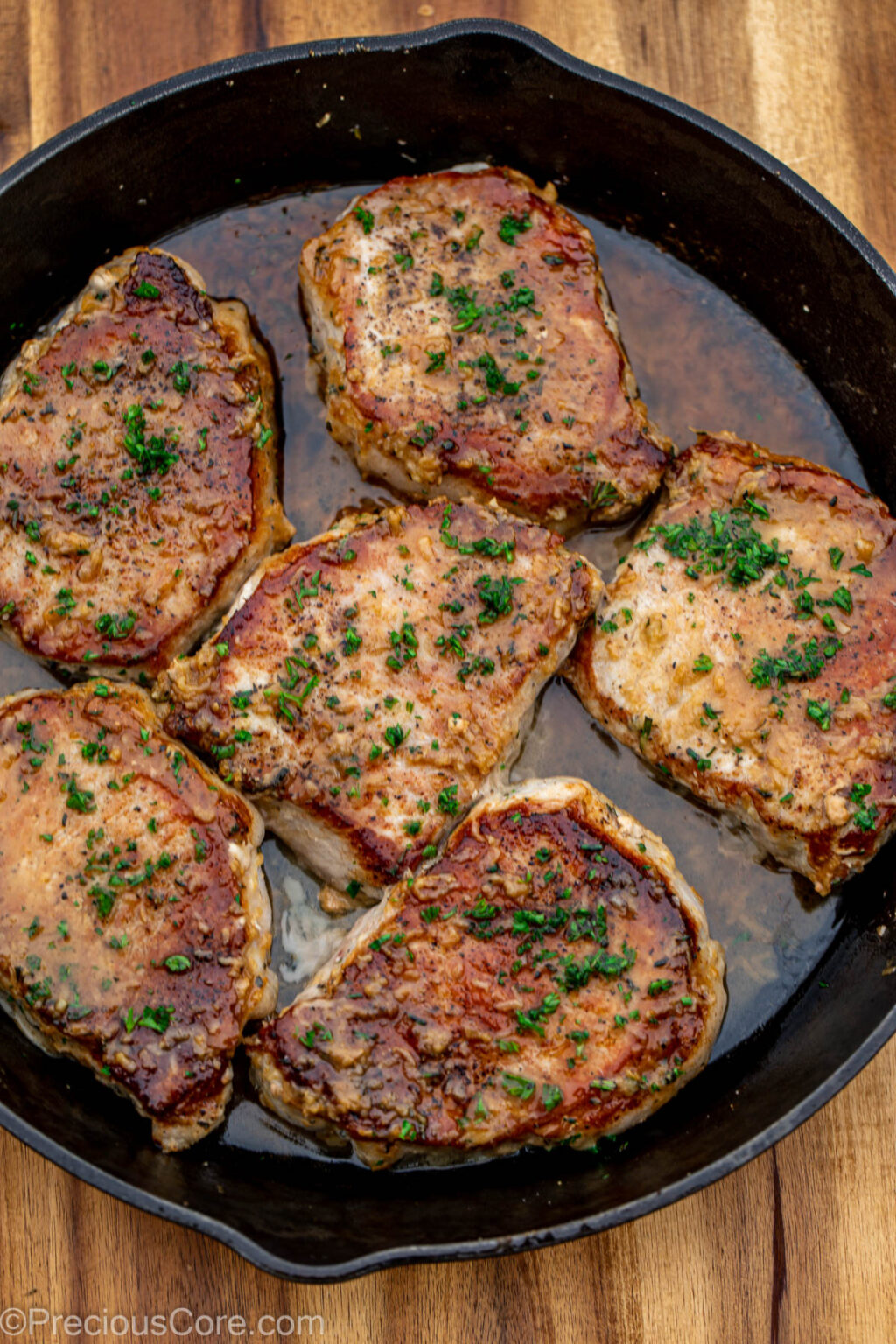 Pan Seared Boneless Pork Chops | Precious Core