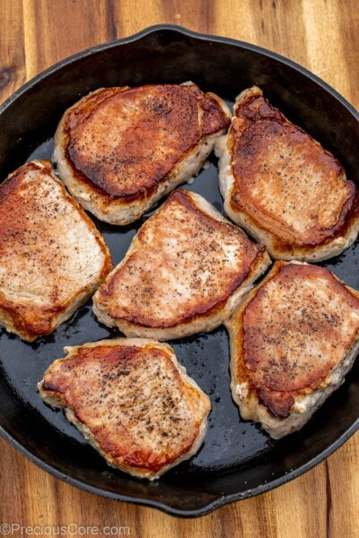 Pan Seared Boneless Pork Chops | Precious Core