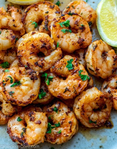 Pan Seared Shrimp | Precious Core