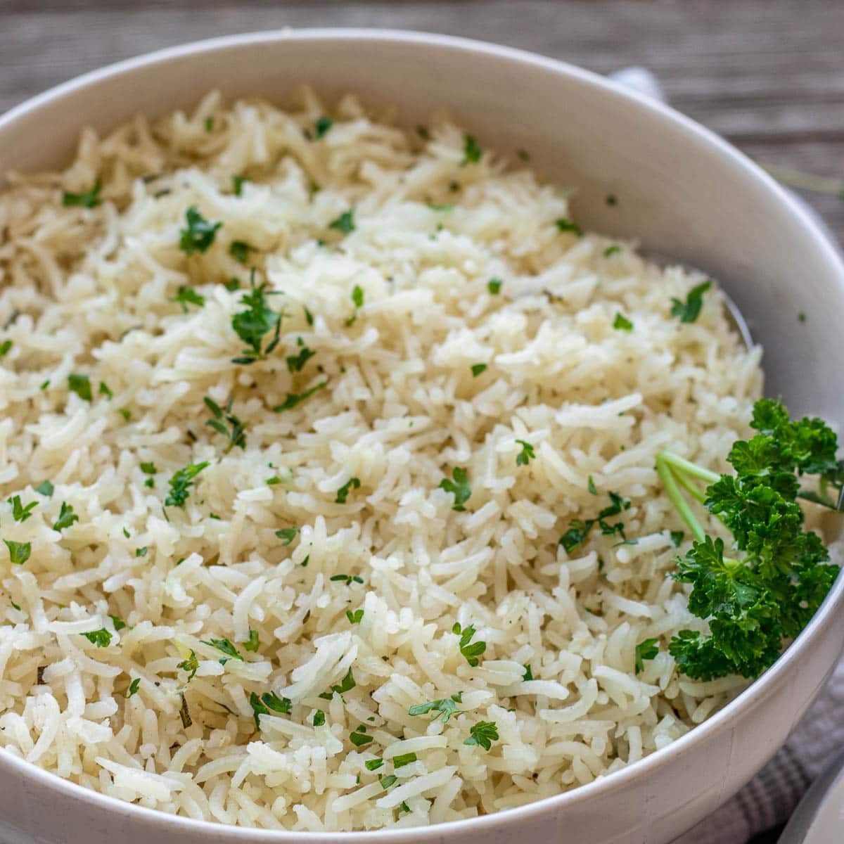 Garlic Herb Rice | Precious Core