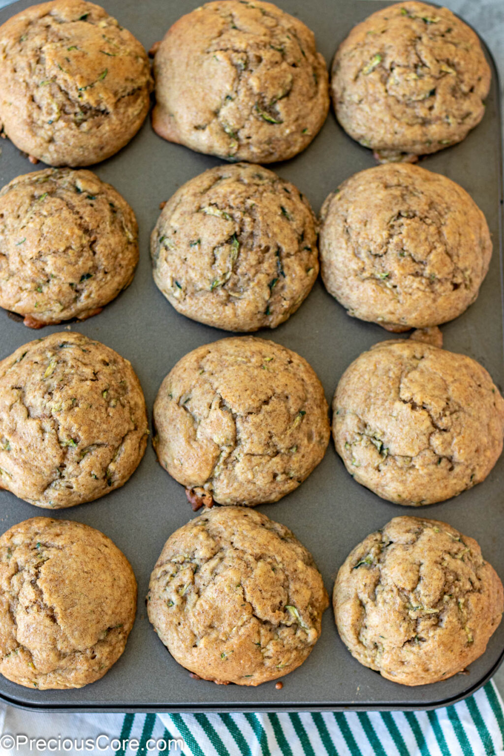 Zucchini Muffins With Applesauce Precious Core