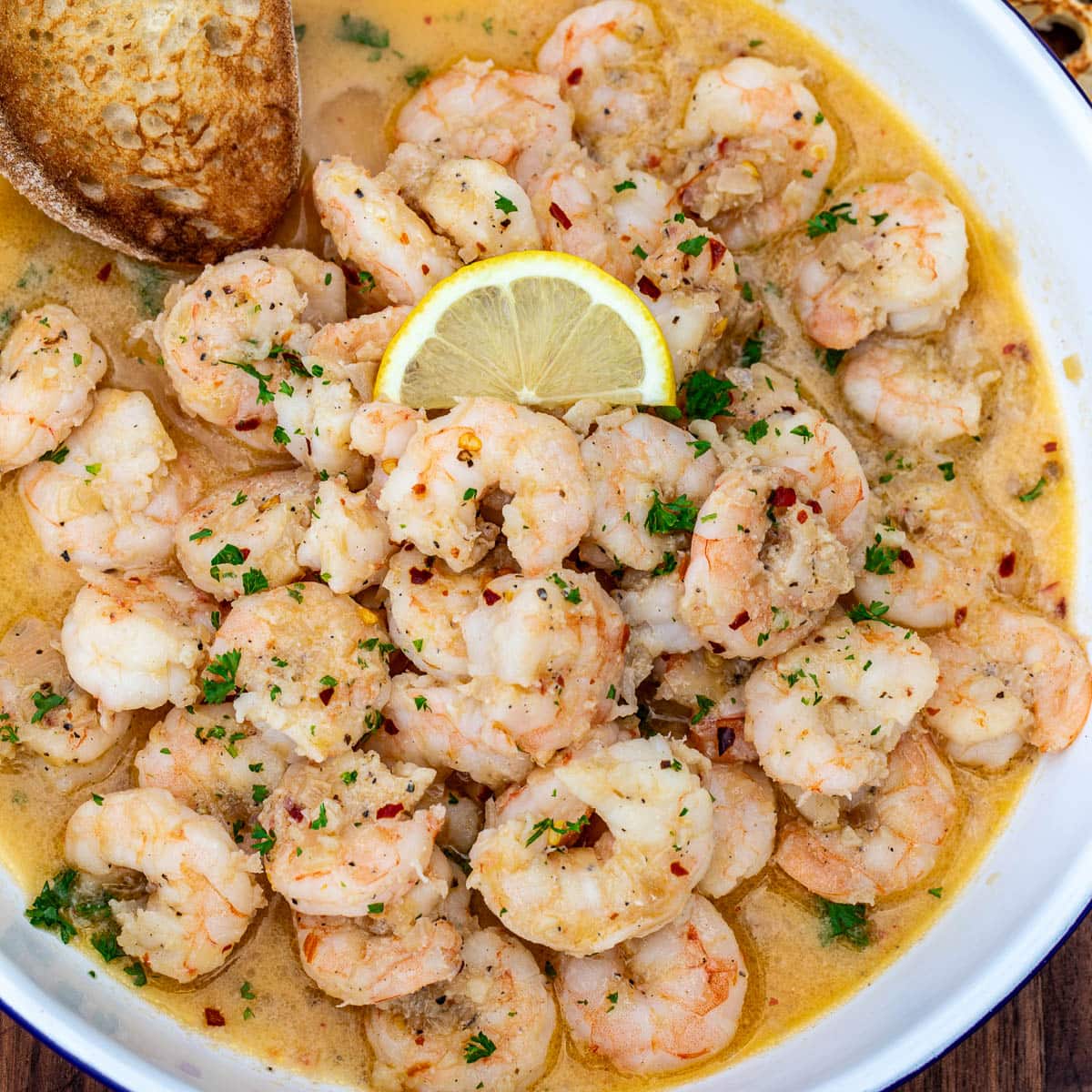 Shrimp In White Wine Sauce | Precious Core