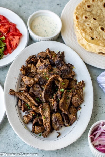 Beef Shawarma Recipe | Precious Core