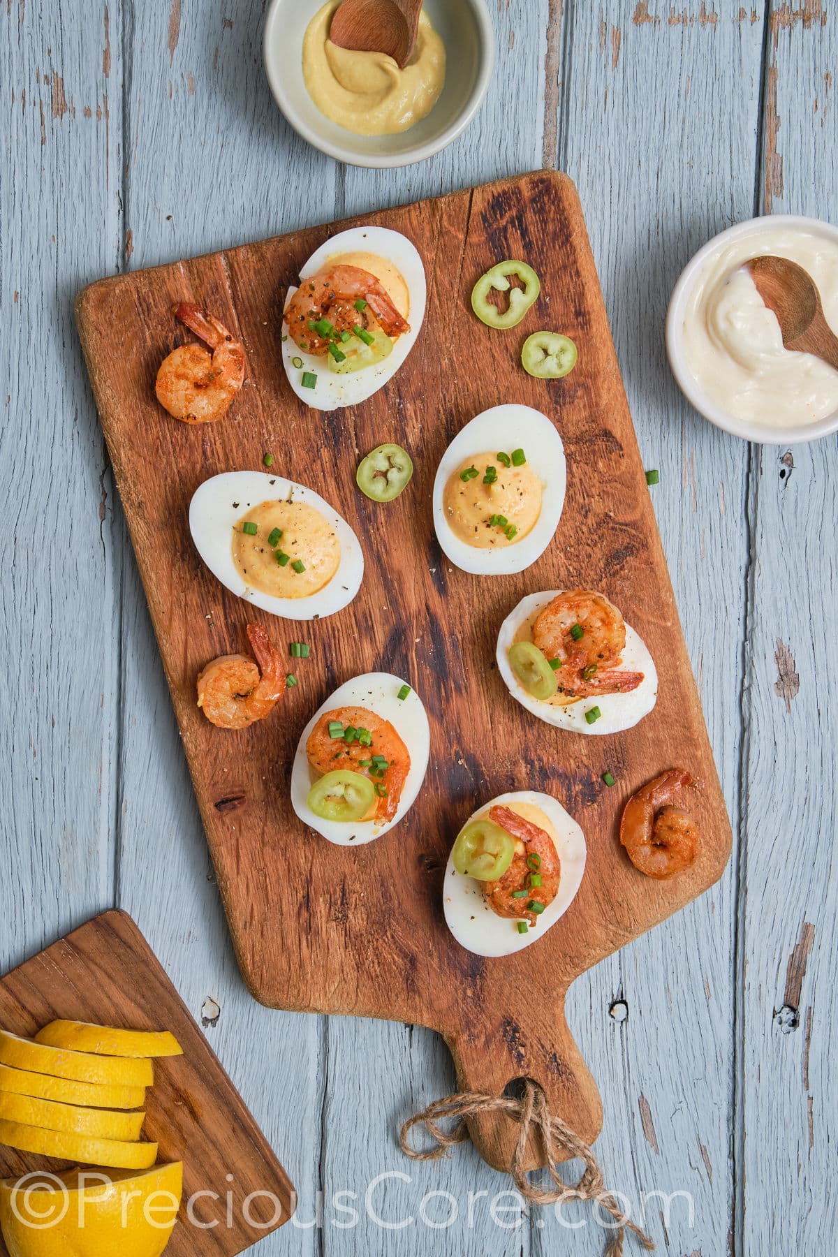 Deviled eggs final look.