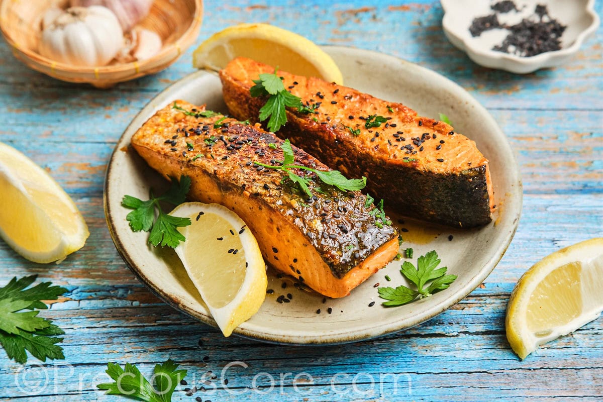 Landscape image of Cajun Honey Butter Salmon