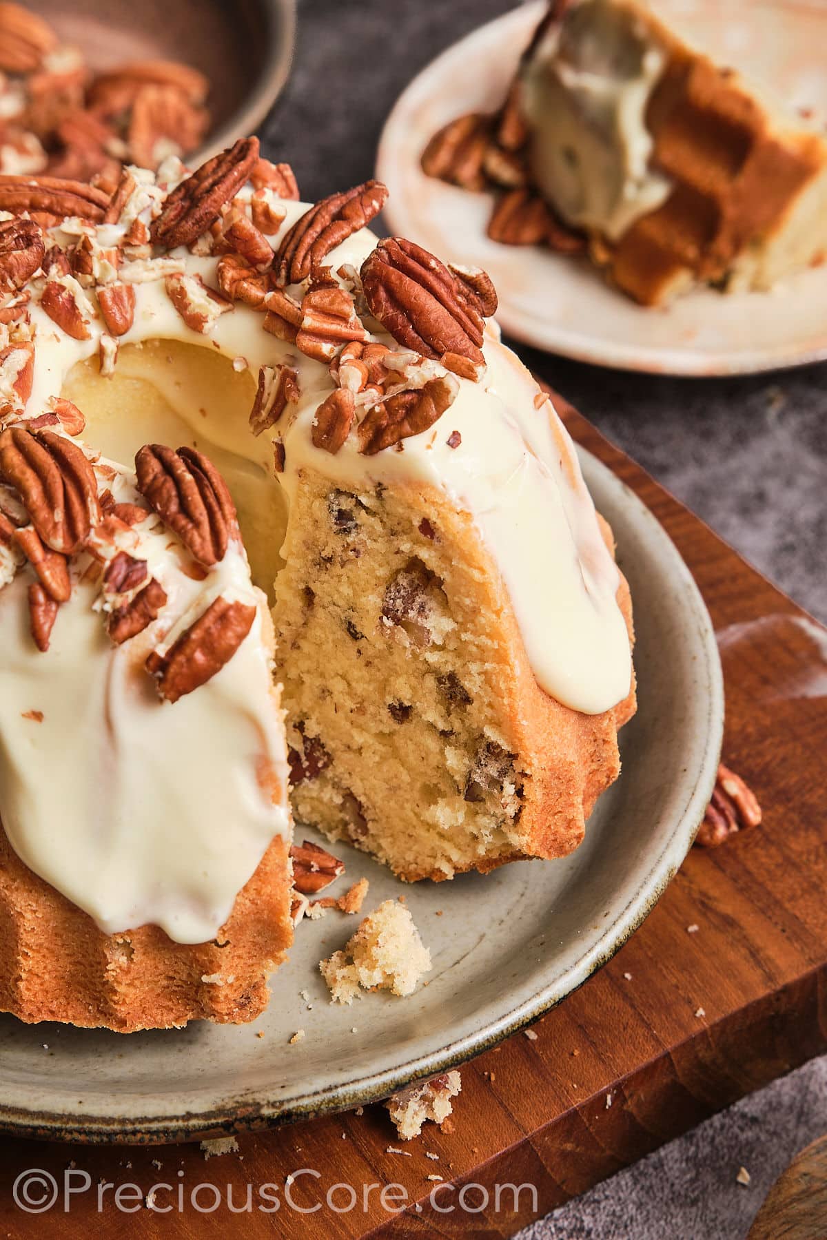 Zoom in image of Butter Pecan Pound Cake